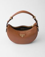 Prada Arqué Small Leather Shoulder Bag - Image 4